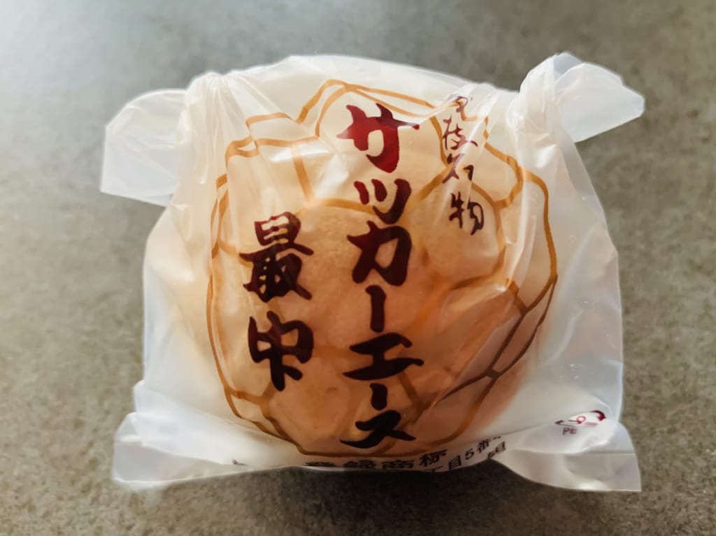藤枝市のフォンテーヌ府中屋のサッカーエース最中