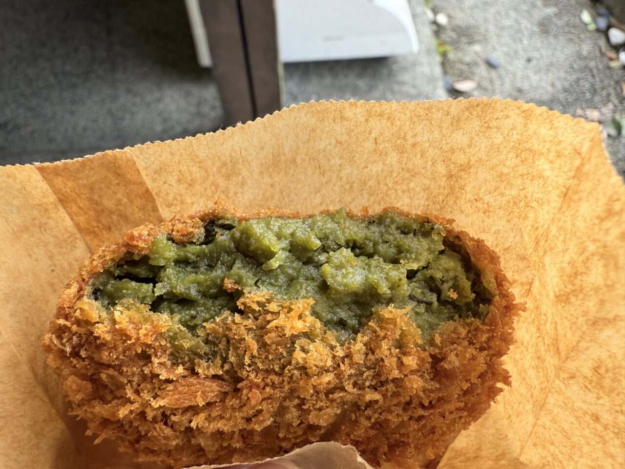 藤枝市の玉露コロッケ